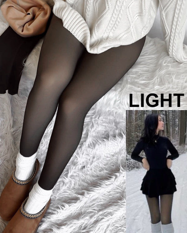 Black Friday Deals - Women's Translucent Fleece Lined Tights (Buy 2 Free Shipping)